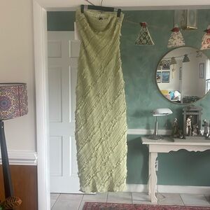 Anthropologie strapless dress sz medium.
